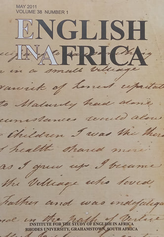 English in Africa (Vol. 38, No. 1, May 2011)