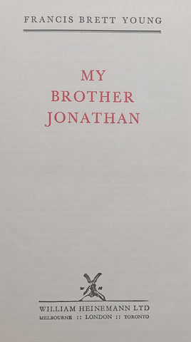 My Brother Jonathan | Francis Brett Young