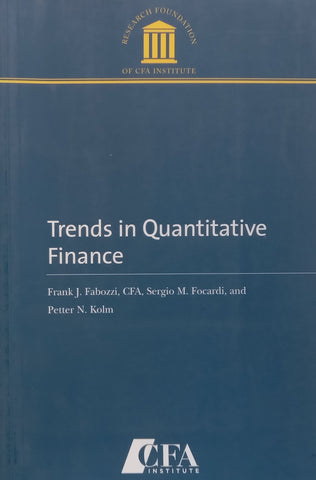 Trends in Quantitative Finance | Frank J. Fabozzi, et al.