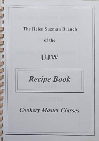 Helen Suzman Branch of the UJW Recipe Book | Julie Lazarus