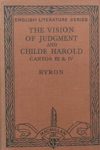 The Vision of Judgement and Childe Harold Cantos III &amp; IV | Lord Byron