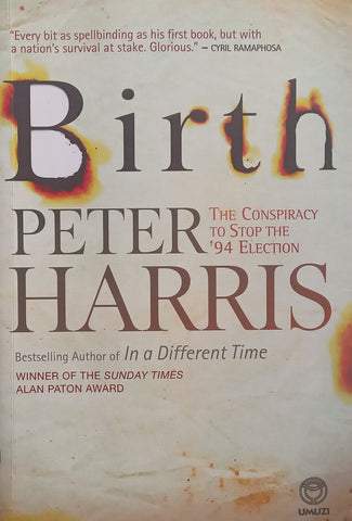 Birth: The Conspiracy to Stop the ‘94 Elections (Signed by Author) | Peter Harris
