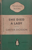 She Died a Lady | Carter Dickson