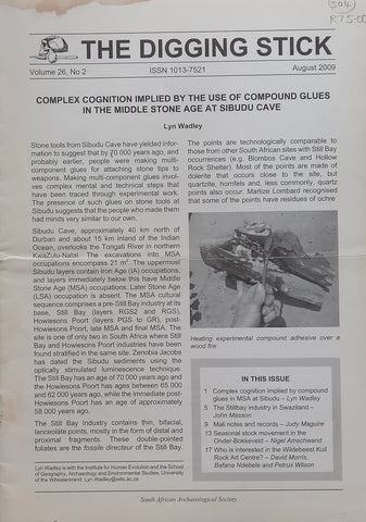 The Digging Stick (Vol. 26, No. 2, August 2009)