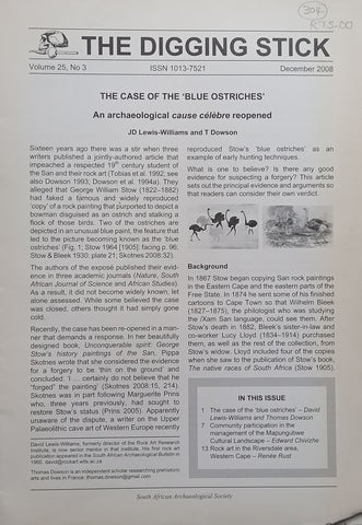 The Digging Stick (Vol. 25, No. 3, December 2008)