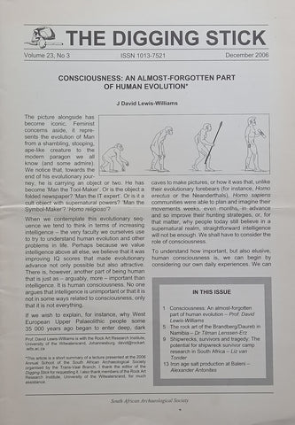 The Digging Stick (Vol. 23, No. 3, December 2006)