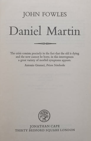 Daniel Martin | John Fowles