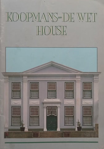 Koopmans-De Wet House (Information Booklet)