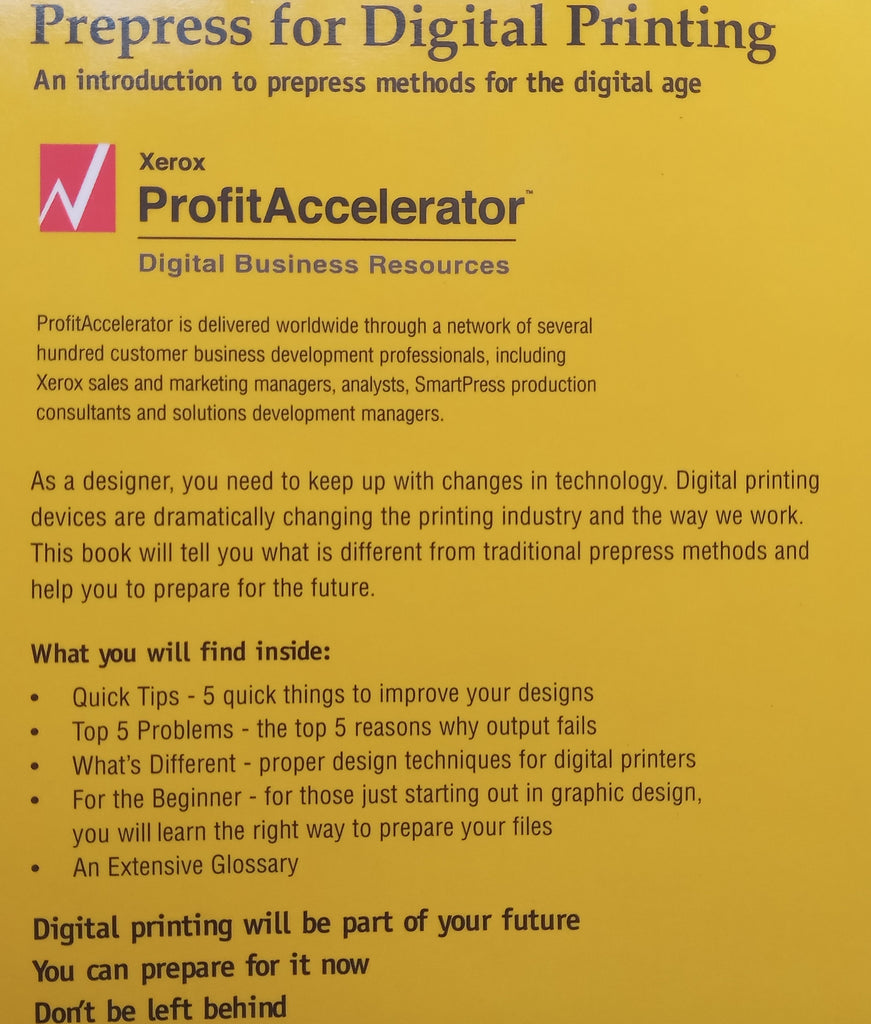 Digital Prepress Example Prepress for Digital Printing: An Introduction to Prepress Methods for ...