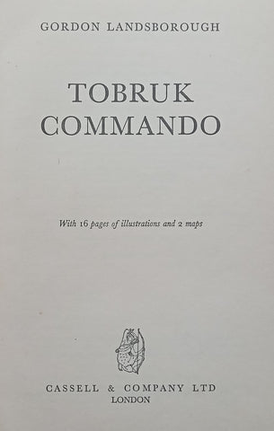 Tobruk Commando | Gordon Landsborough