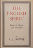 The English Spirit: Essays in History and Literature | A. L. Rowse