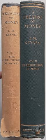 A Treatise on Money (2 Vols. Second Vol. is a First Edition) | John Maynard Keynes
