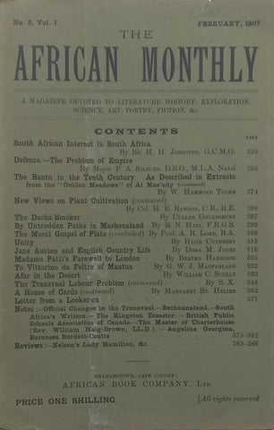 The African Monthly (No. 3, Vol. 1, February 1907)