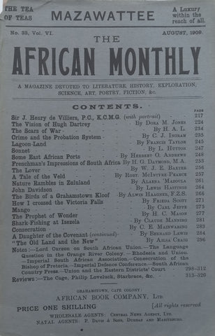 The African Monthly (No. 33, Vol. 6, August 1909)