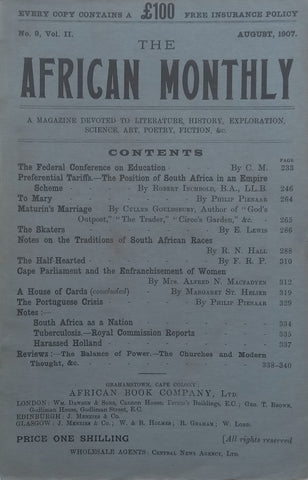 The African Monthly (No. 9, Vol. 2, August 1907)