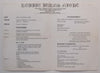 Burns Supper in Aid of the Wilderness Trust of Southern Africa, 1990 (Menu/Programme)