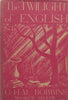 The Twilight of English | G. Bobbins