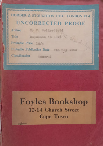 Napoleon in Love (Proof Copy) | R. F. Delderfield