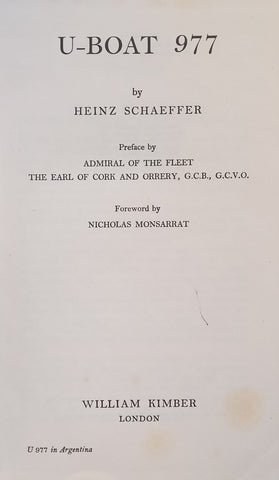 U-Boat 977 | Hans Schaeffer