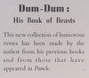 Dum-Dum: His Book of Beasts | John Kendall