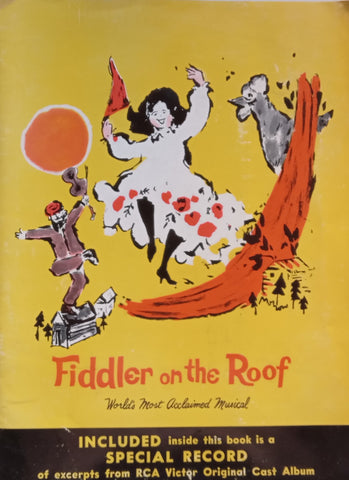 Fiddler on the Rood (Programme, with Record and Playbill)