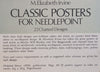 Classic Posters for Needlepoint: 22 Charted Designs | M. Elizabeth Irvine