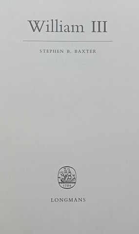 William III | Stephen B. Baxter