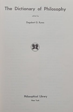 The Dictionary of Philosophy | Dagobert D. Runes (Ed.)
