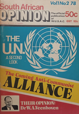 South African Opinion: The Official Publication of W.U.S.A.C. (Vol. 1, No. 2, 1978)