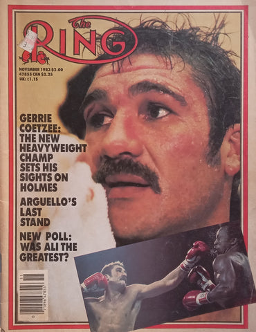 The Ring (November 1983, Gerrie Coetzee Cover Story)