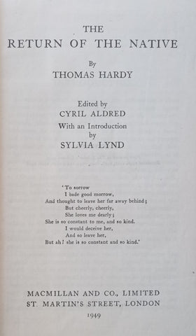 The Return of the Native | Thomas Hardy