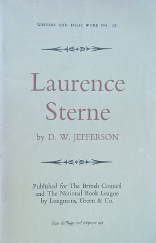 Laurence Sterne | D. W. Jefferson