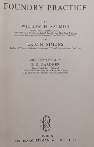 Foundry Practice | William H. Salmon &amp; Eric N. Simons