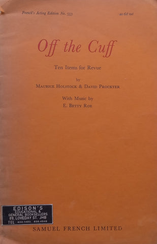 Off the Cliff: Ten Items for Revue | Maurice Holstock &amp; David Prockter