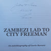Zambezi Lad to City Freedom (Possibly Inscribed by Author) | Gavin Barnett