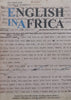 English in Africa (Vol. 36 No. 2 October 2009)