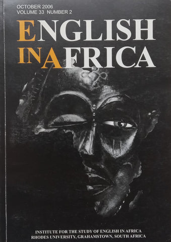 English in Africa (Vol. 33 No. 2 October 2006)