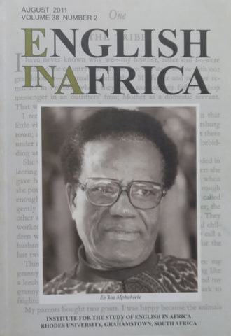 English in Africa (Vol. 38 No. 2 August 2011)