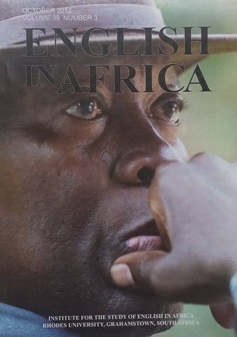 English in Africa (Vol. 39 No. 3 October 2012)