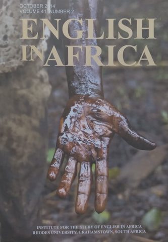 English in Africa (Vol. 41 No. 2 October 2014)