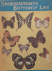 Skoenlapperlys/Butterfly List (Afrikaans/English Text, Scarce) | Agricultural Terminology Committee &amp; Language Services Bureau
