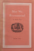 May We Recommend: Six Radio Plays, Book One | Ian Ball &amp; Marion MacWilliam