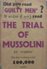 The Trial of Mussolini | ‘Cassius’