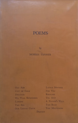 Poems (1961 Edition) | Morris Tanner