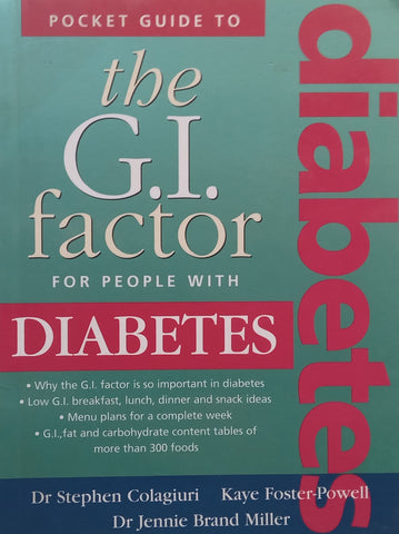 Pocket Guide to The G.I. Factor For People with Diabetes | Stephen Colagiuri, et al.