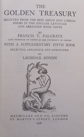 The Golden Treasury | Francis T. Palgrave
