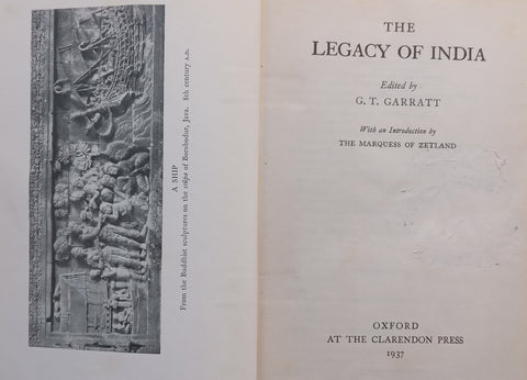 The Legacy of India | G. T. Garratt (Ed.)