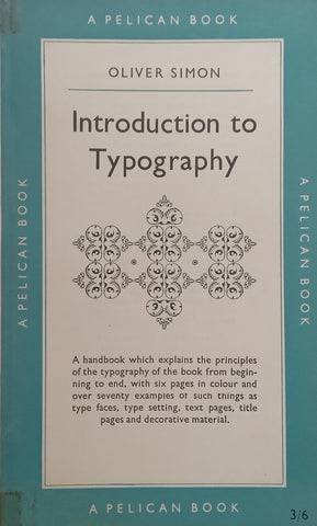 Introduction to Typography | Oliver Simon