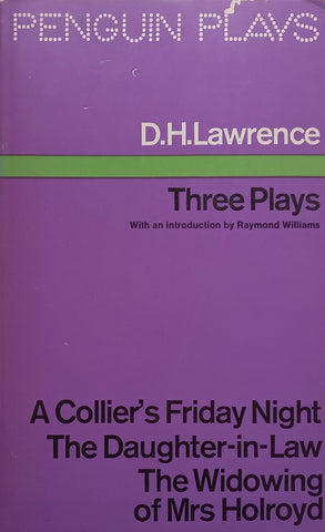 Three Plays | D. H. Lawrence