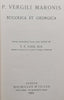 Virgil: Bucolics and Georgics (Latin Text, Notes in English) | T. E. Page (Ed.)